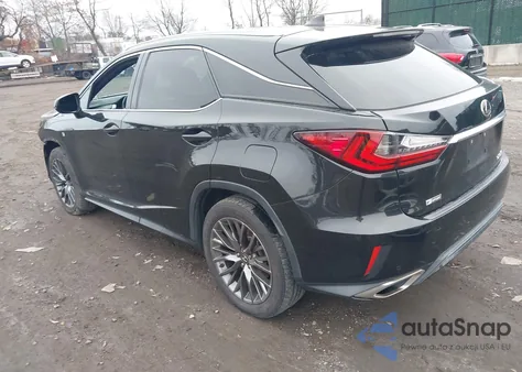 2016 Lexus Rx 350 F Sport from USA, damaged, VIN 2T2BZMCAXGC018978